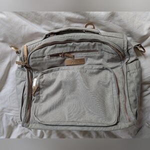 Ju-Ju-Be Gray And Gold Diaper Bag